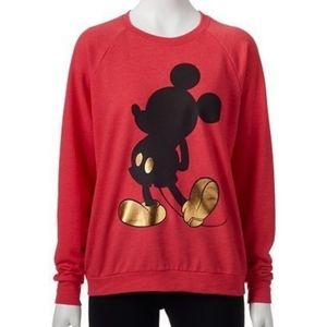 Mickey Mouse Silhouette Long Sleeve Shirt